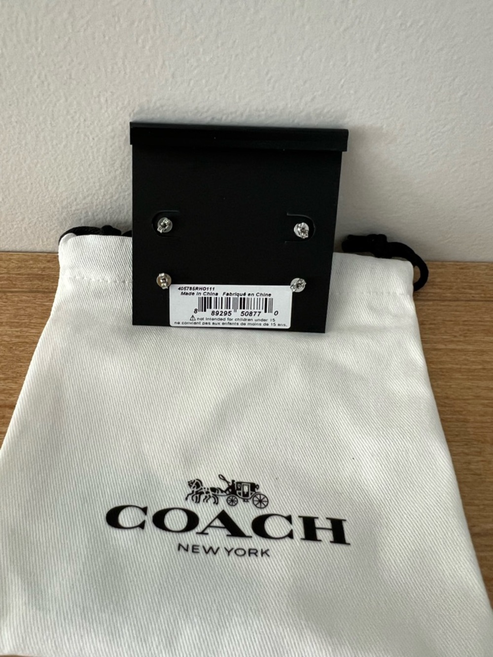 COACH C Stud Earring Duo Set - Picture 3 of 3